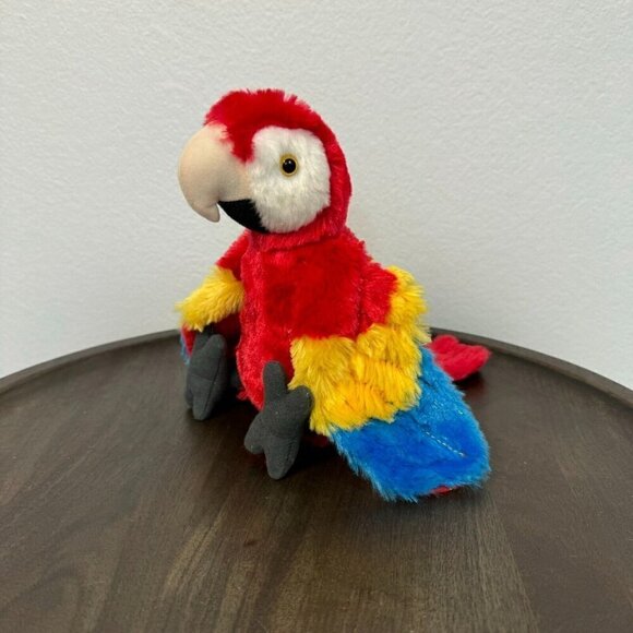 Wild Republic Cuddlekins Scarlett Macaw Plush Stuffed Parrot Bird Red Toy - Picture 3 of 10